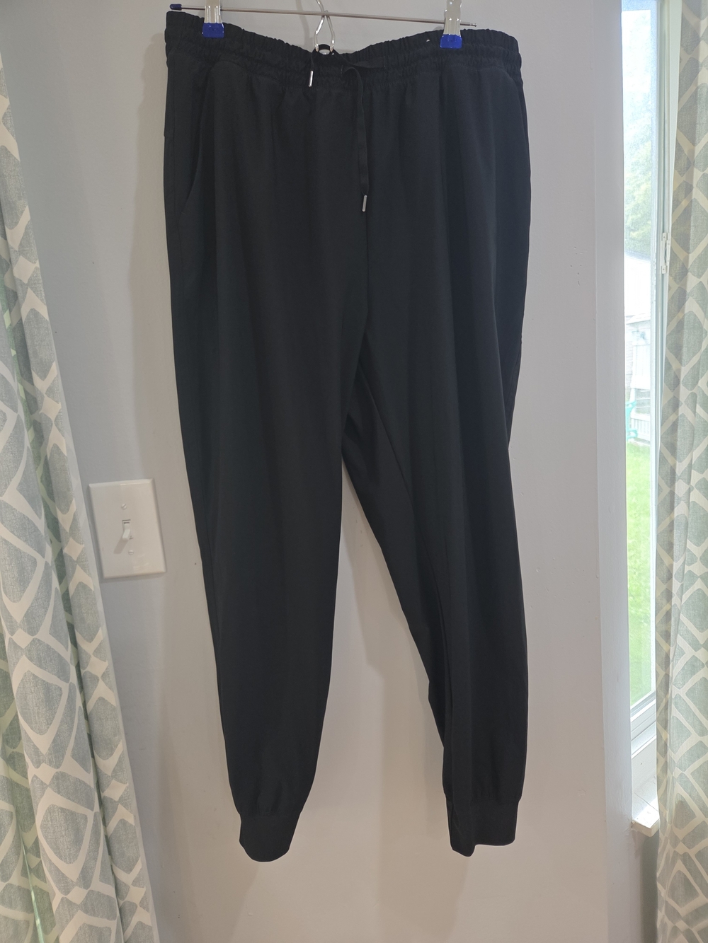 Old Navy Black Track Joggers with Drawstring